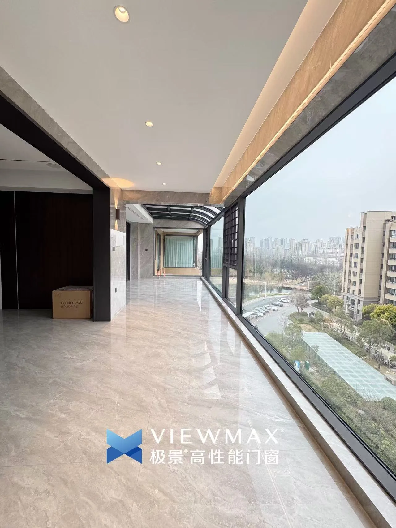 封闭阳台安装完成实景