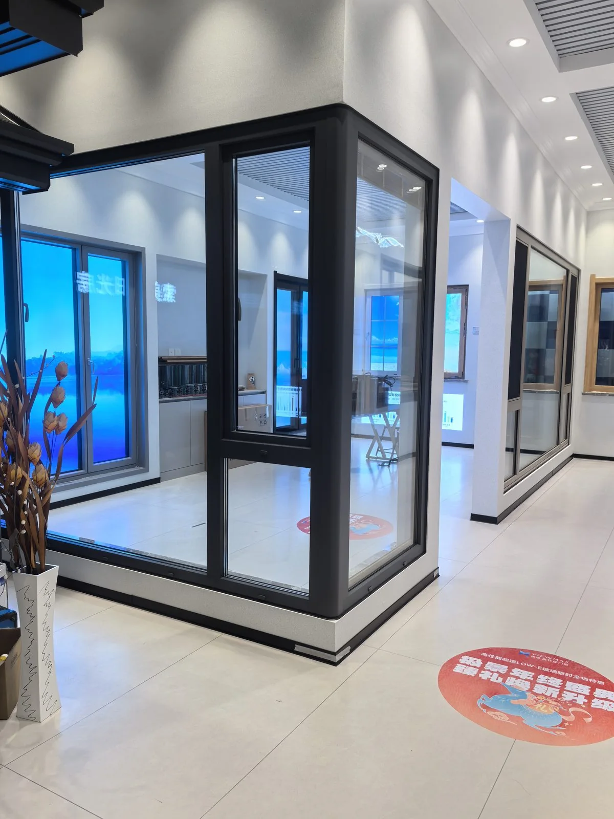 长春极景门窗连锁门店实景之一